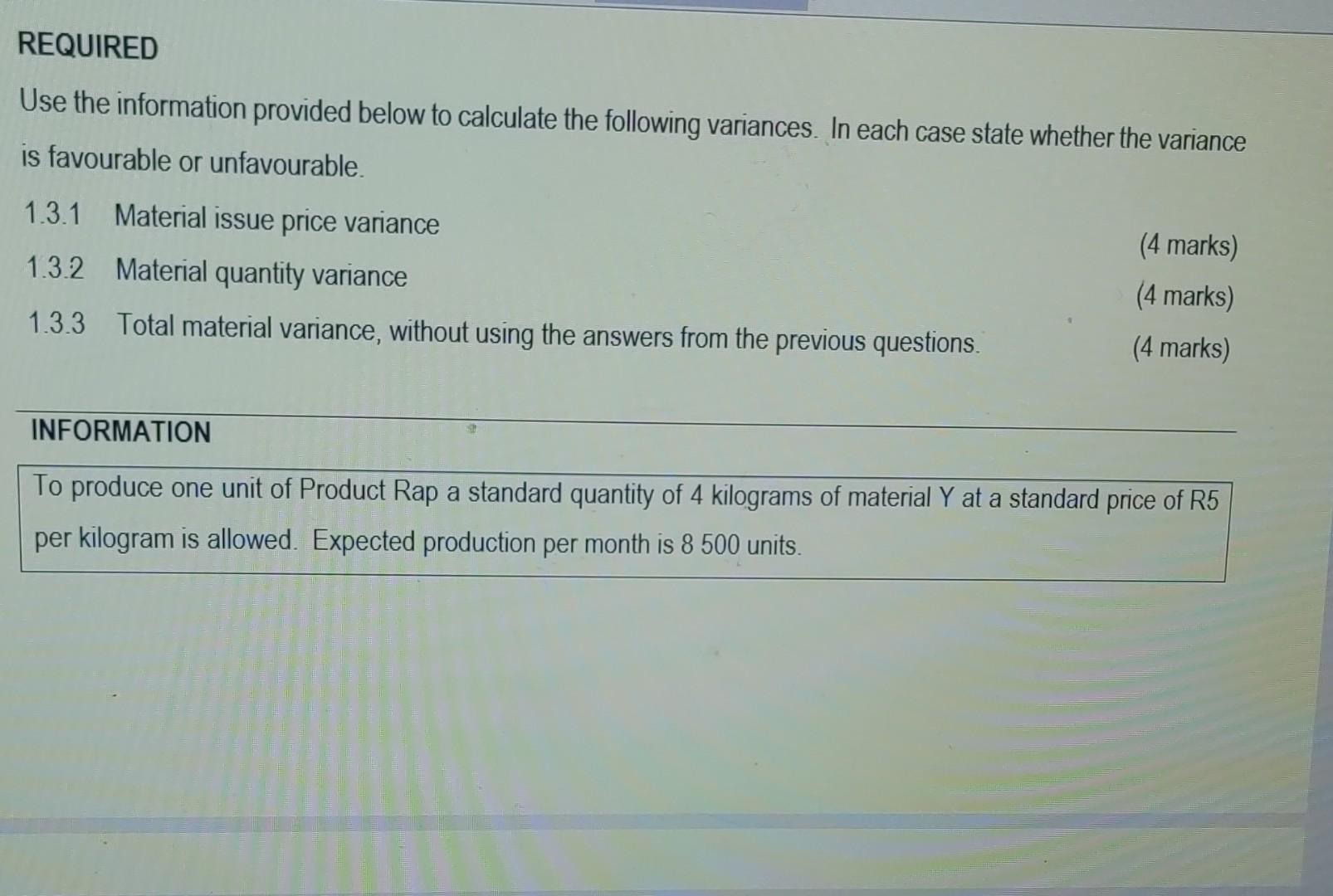 Solved REQUIRED Use the information provided below to | Chegg.com
