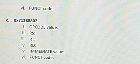 Solved 25% - For the following 32-bit hexadecimal machine | Chegg.com