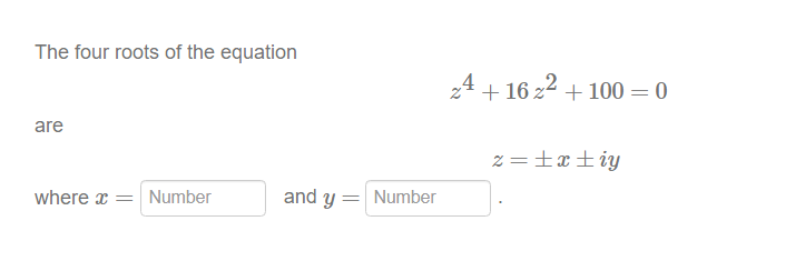 4 Roots Math Solved The four roots of the | Chegg.com