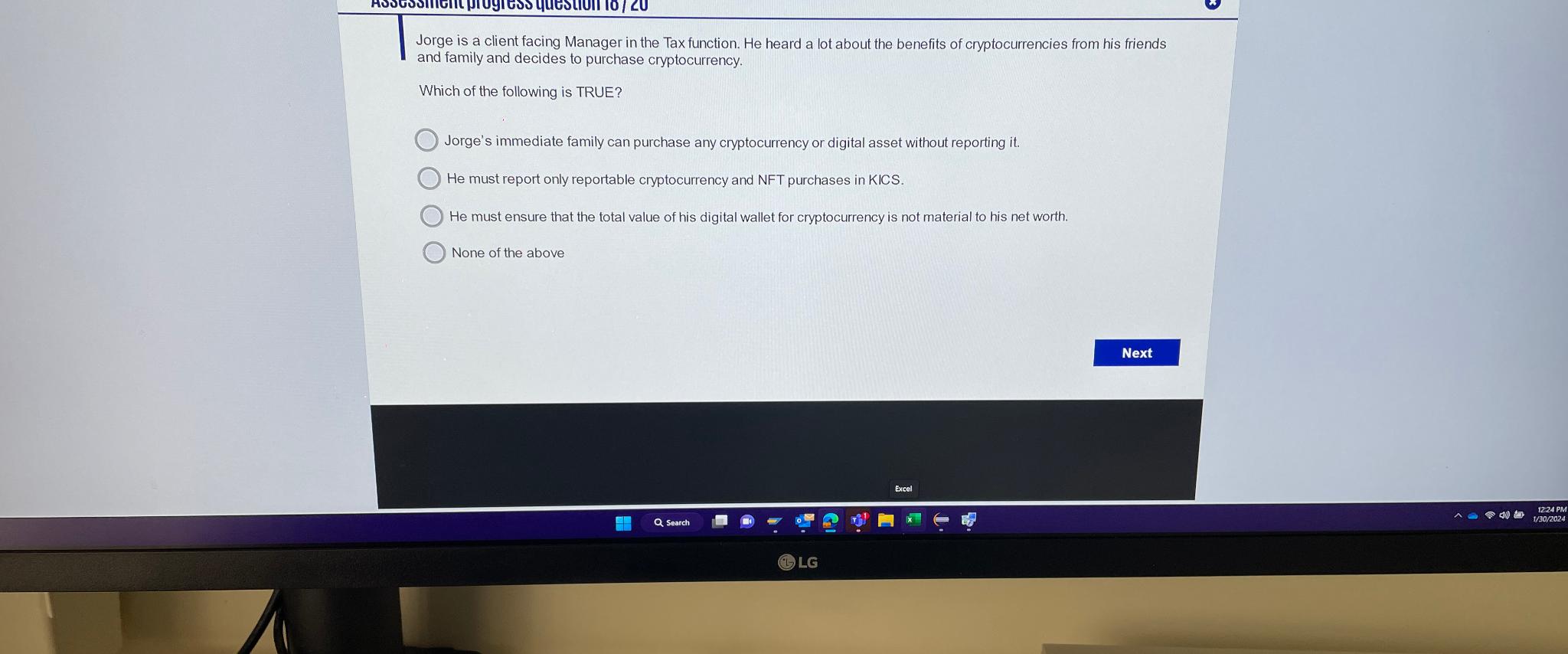 Solved Jorge is a client facing Manager in the Tax function. | Chegg.com