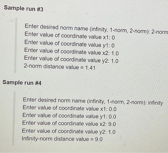Solved Question 2: Measuring Distance using 3 p-norm | Chegg.com