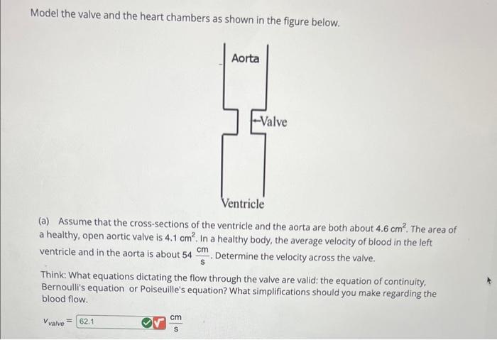 Solved Blood is ejected from the left ventricle of the heart | Chegg.com