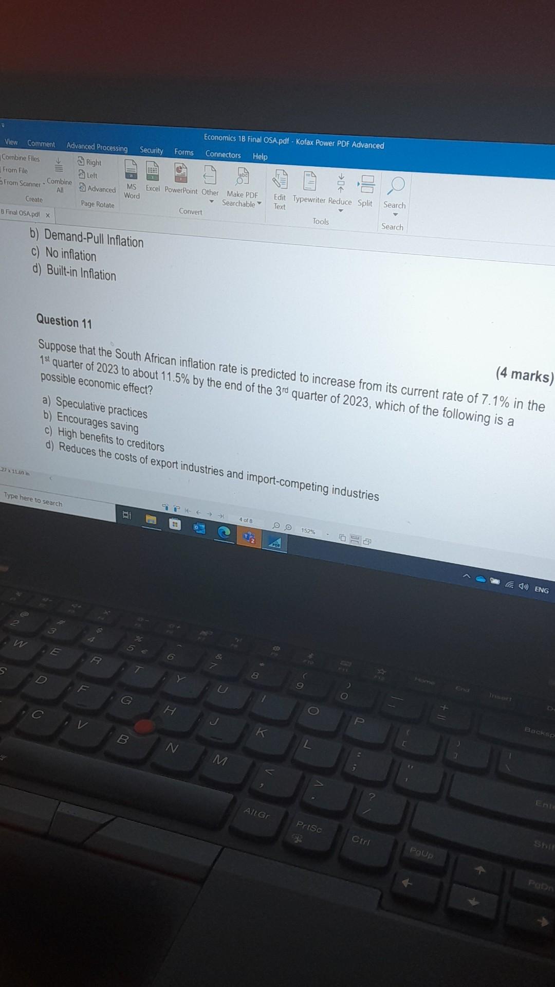 Solved Type ONLY the letter that represents the correct | Chegg.com