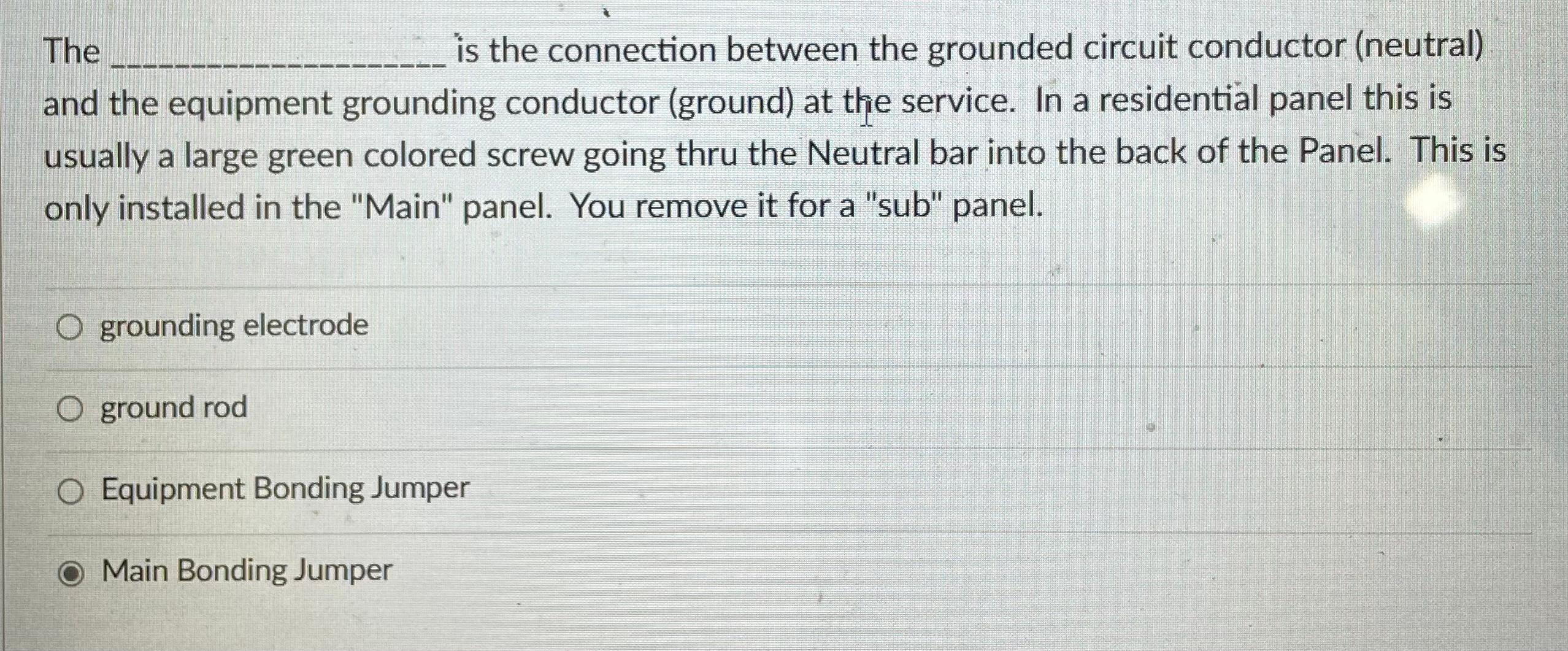 Solved The is the connection between the grounded circuit