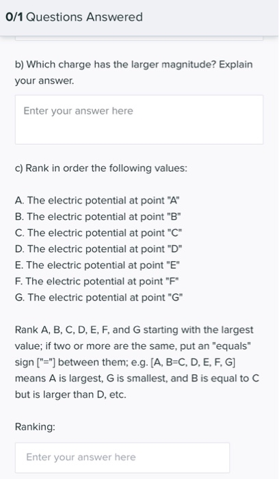 Solved Q1 7 Points In Figure 1 below (left) a charge q1 is | Chegg.com