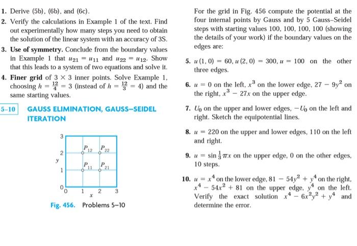 Solved 1. Derive (5b), (6b), and (6c). 2. Verify the | Chegg.com