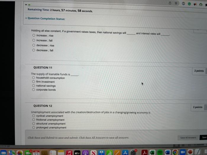 Solved Holding all else constant, if a government raises | Chegg.com