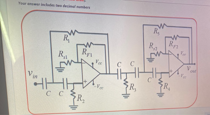 Solved Question Completion Status: The following filter is | Chegg.com