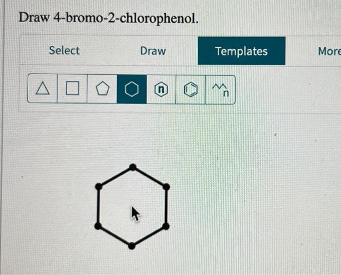 Solved Draw 4bromo2chlorophenol.