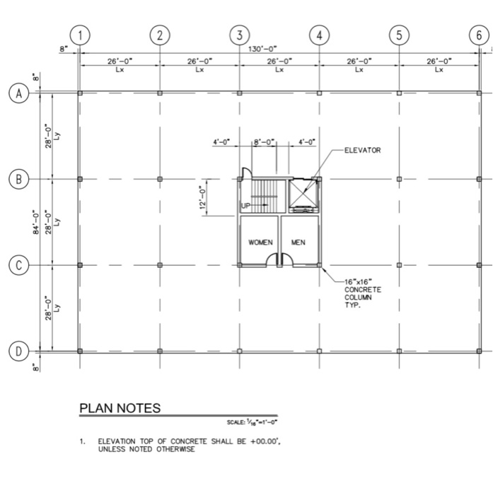 1.1 Design Criteria The project is a 4-story office | Chegg.com