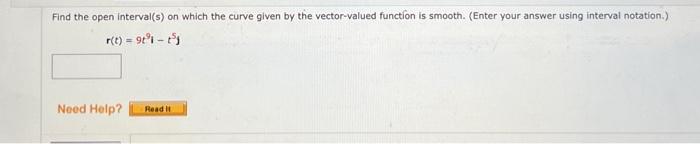 Solved Find the open interval(s) on which the curve given by | Chegg.com