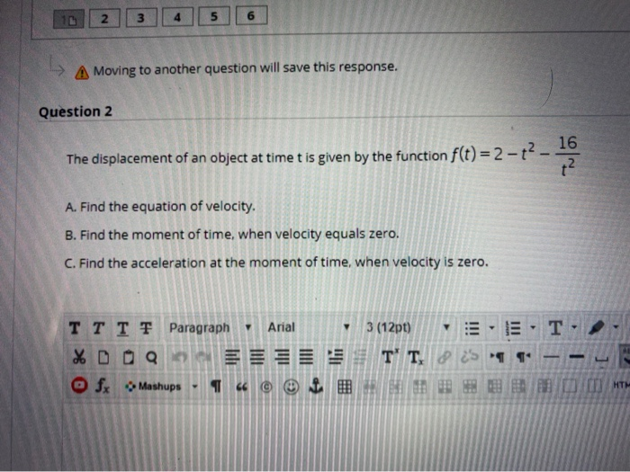 Solved 2 3 4 6 A Moving to another question will save this | Chegg.com