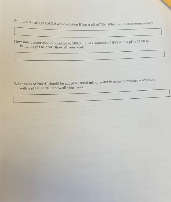 the ph of solution is 3.12
