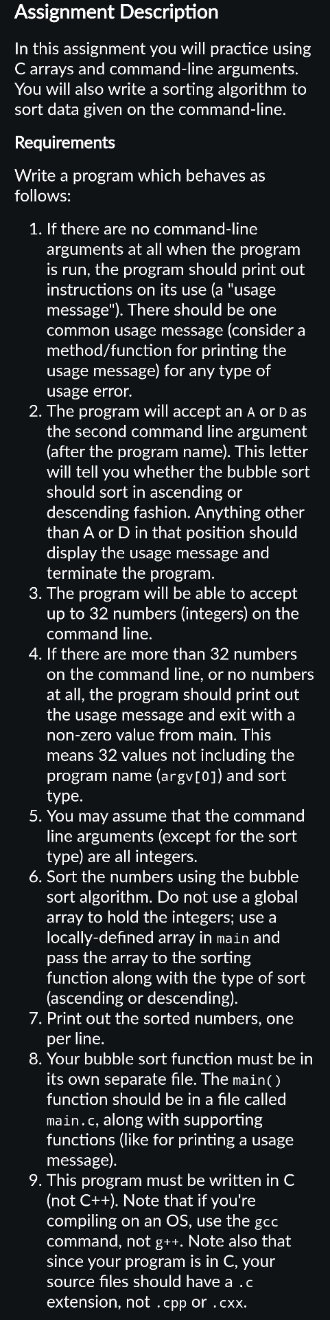 Solved Assignment DescriptionIn this assignment you will | Chegg.com