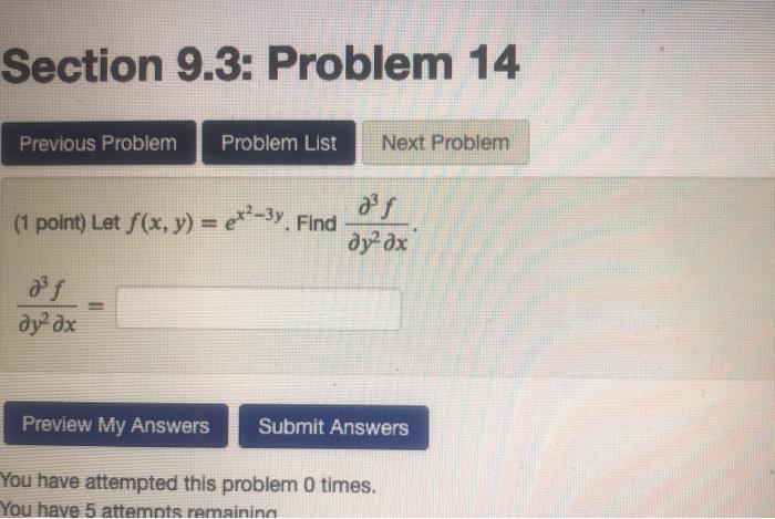 Solved Section 9.3: Problem 14 Previous Problem Problem List | Chegg.com