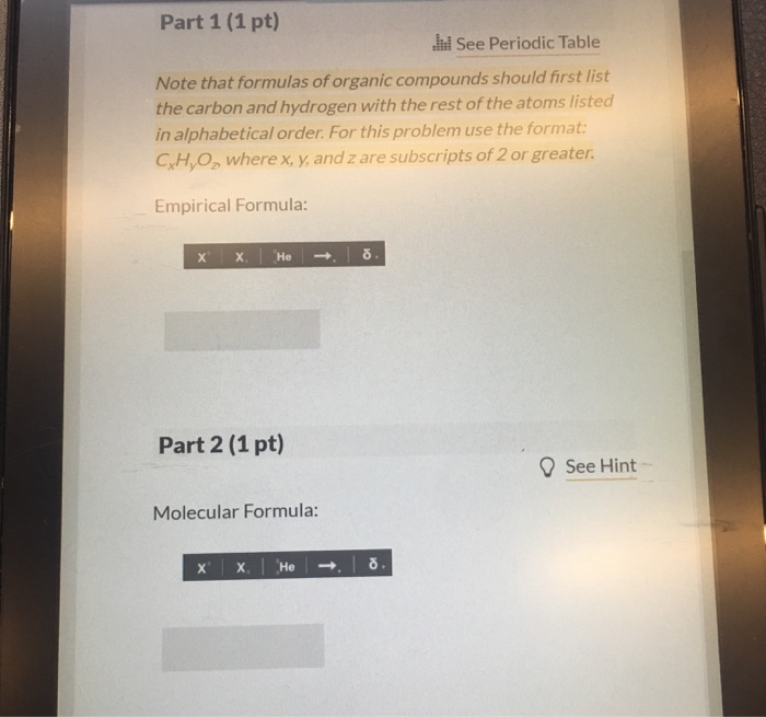 Solved E 299 15 Question 2 Points A Compound Containing Chegg Com