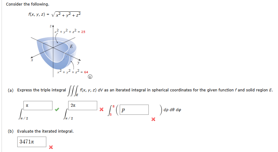 Solved Consider the following.f(x,y,z)=x2+y2+z22(a) ﻿Express | Chegg.com