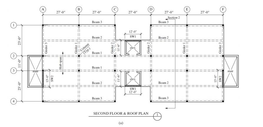 Solved Design the first story interior shear wall SW2 for a | Chegg.com