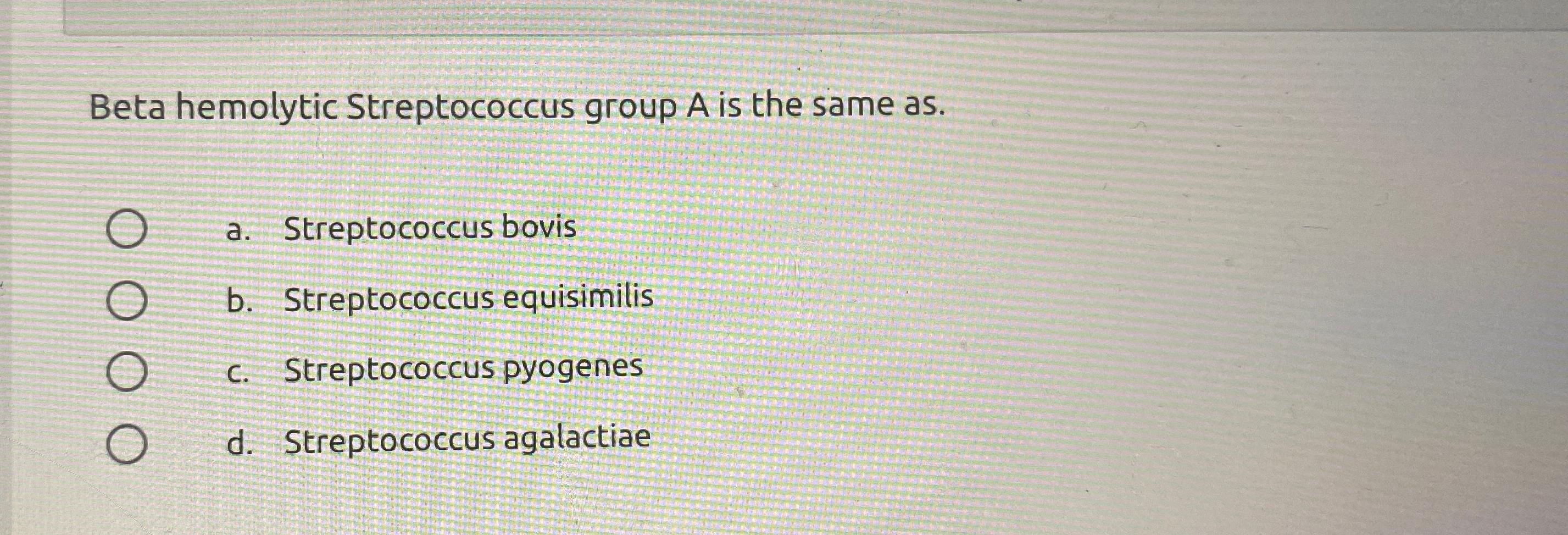 beta hemolytic streptococcus group a icd 10