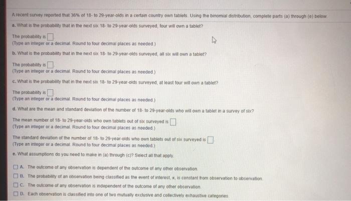 solved-a-recent-survey-reported-that-36-of-18-to-chegg