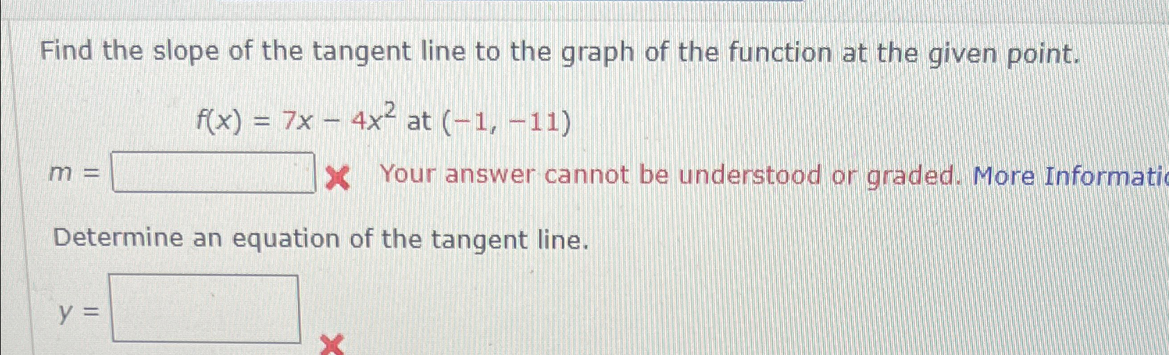 Solved Find the slope of the tangent line to the graph of | Chegg.com