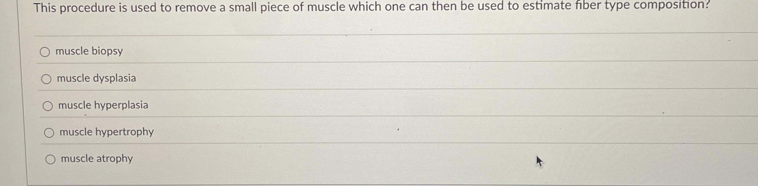 Solved This procedure is used to remove a small piece of