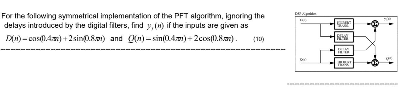 Solved For the following symmetrical implementation of the | Chegg.com
