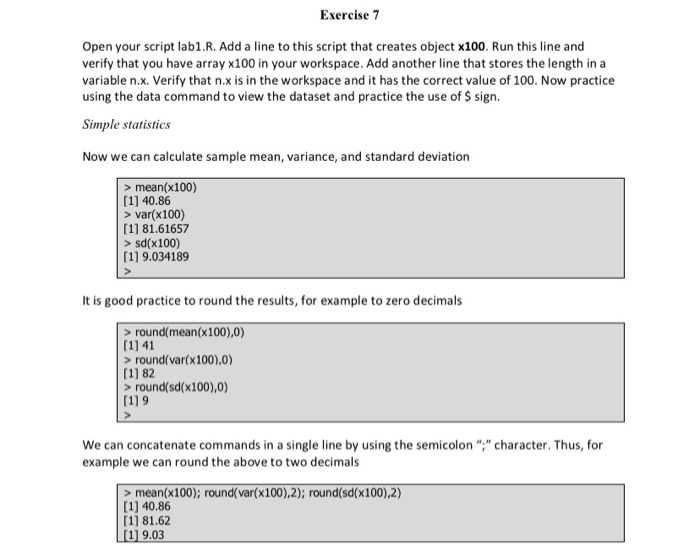 Solved Create a script with a single line, run it, and save | Chegg.com