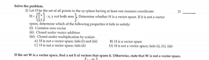 Solved Please help using linear algebra. This problem is due | Chegg.com