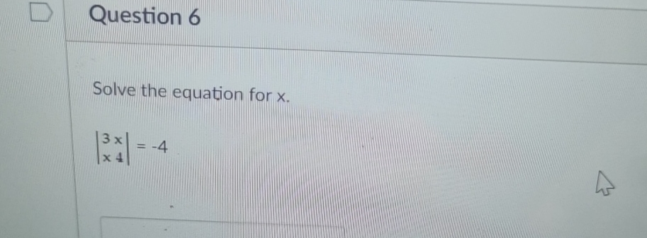 Solved Question 6solve The Equation For X 3 X X 4 4 Chegg Solved Question 6solve The Equation For X 3 X X 4 4 Chegg