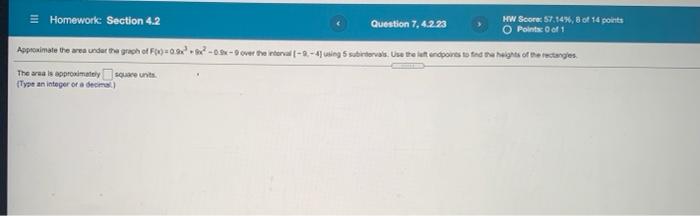 Solved Homework: Section 4.2 Question 7, 42.23 HW Score: | Chegg.com