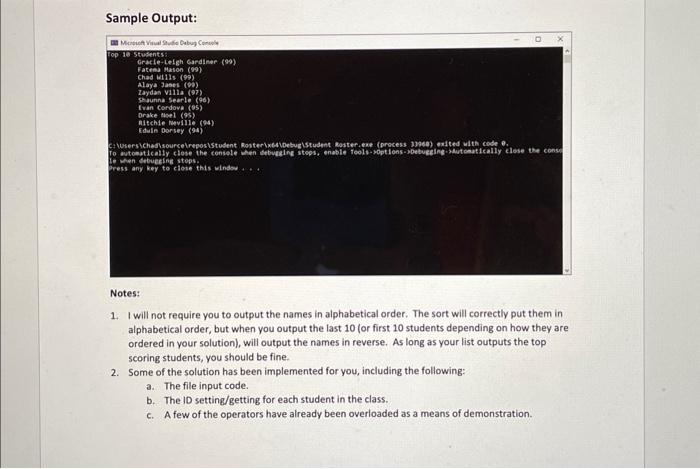 Solved please use c++ and the .cpp file given to complete | Chegg.com