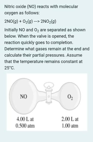 2no o2 2no2 схема превращения