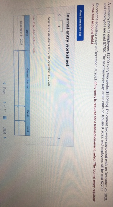 Solved A Company Pays Its Employees 7700 Every Two Weeks Chegg