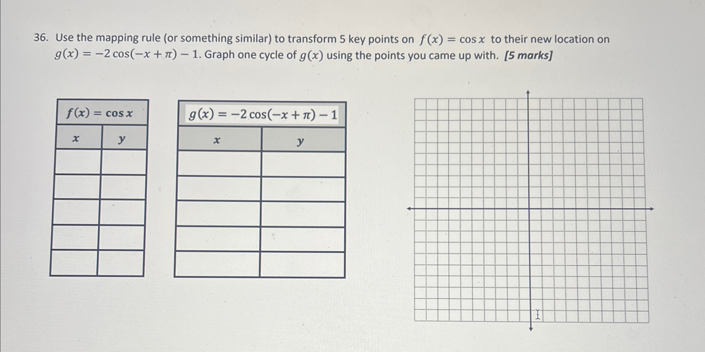 Solved Use the mapping rule (or something similar) ﻿to | Chegg.com