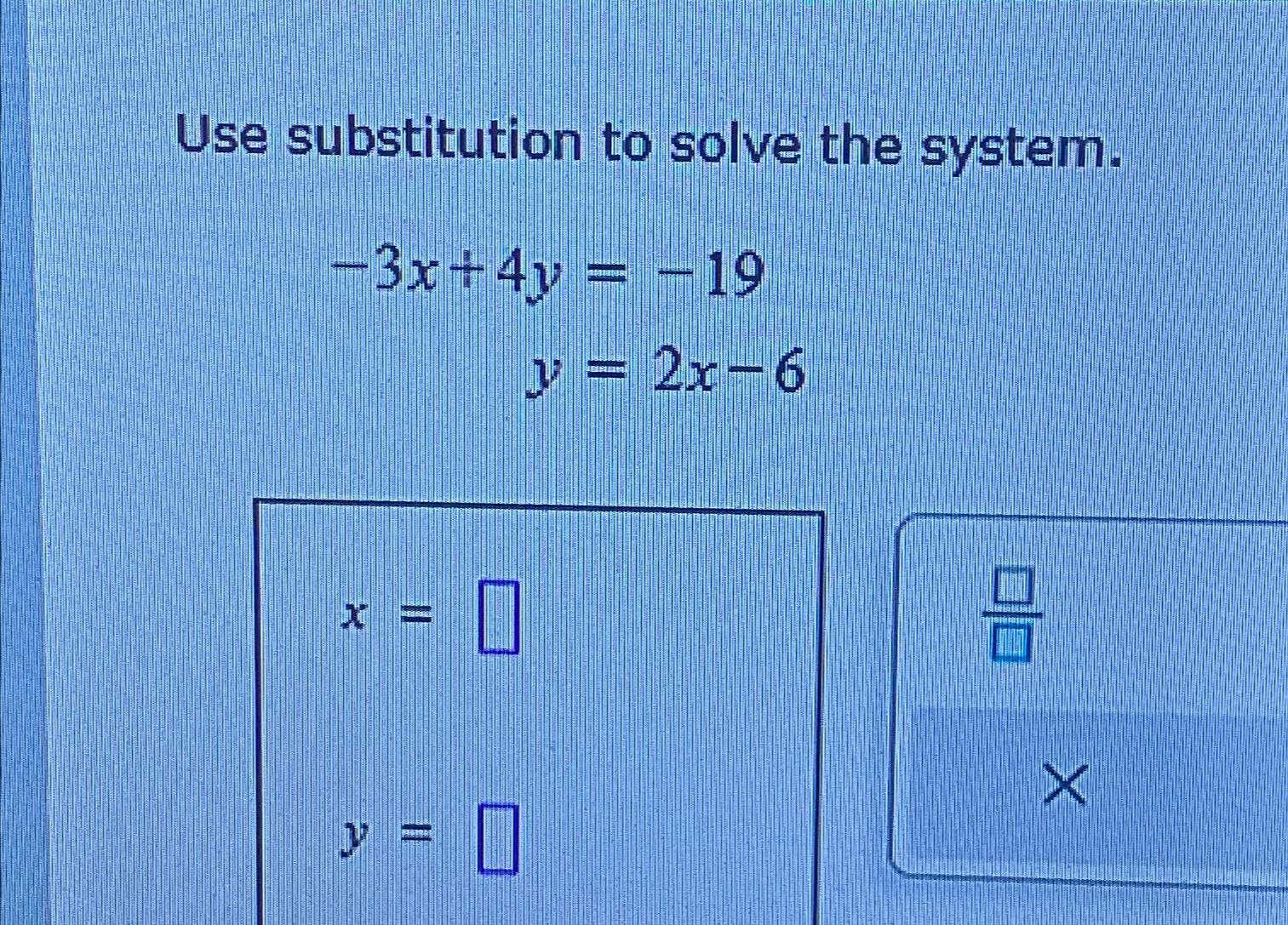solved-use-substitution-to-solve-the-chegg