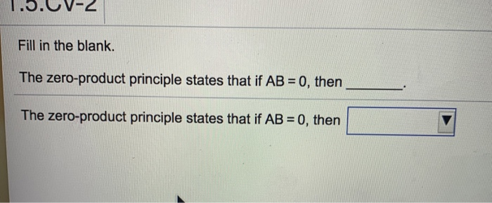the product of any number and zero is blank