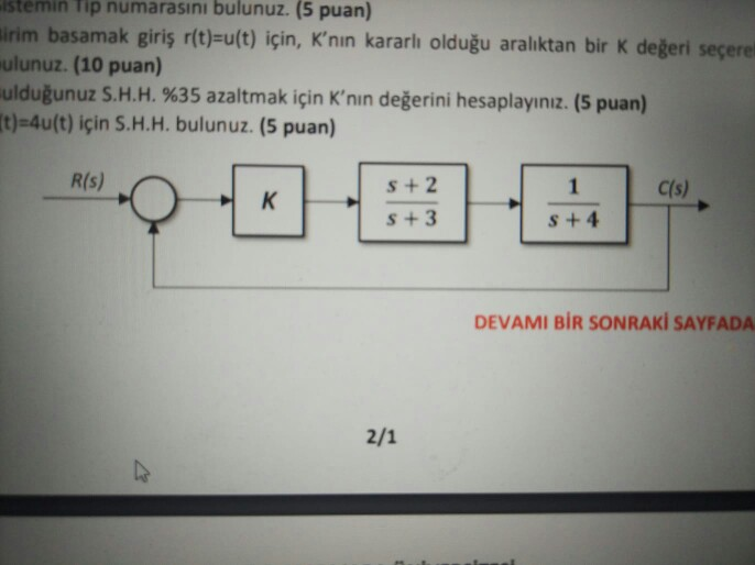 Solved The system shown in the figure below: a. Find the | Chegg.com