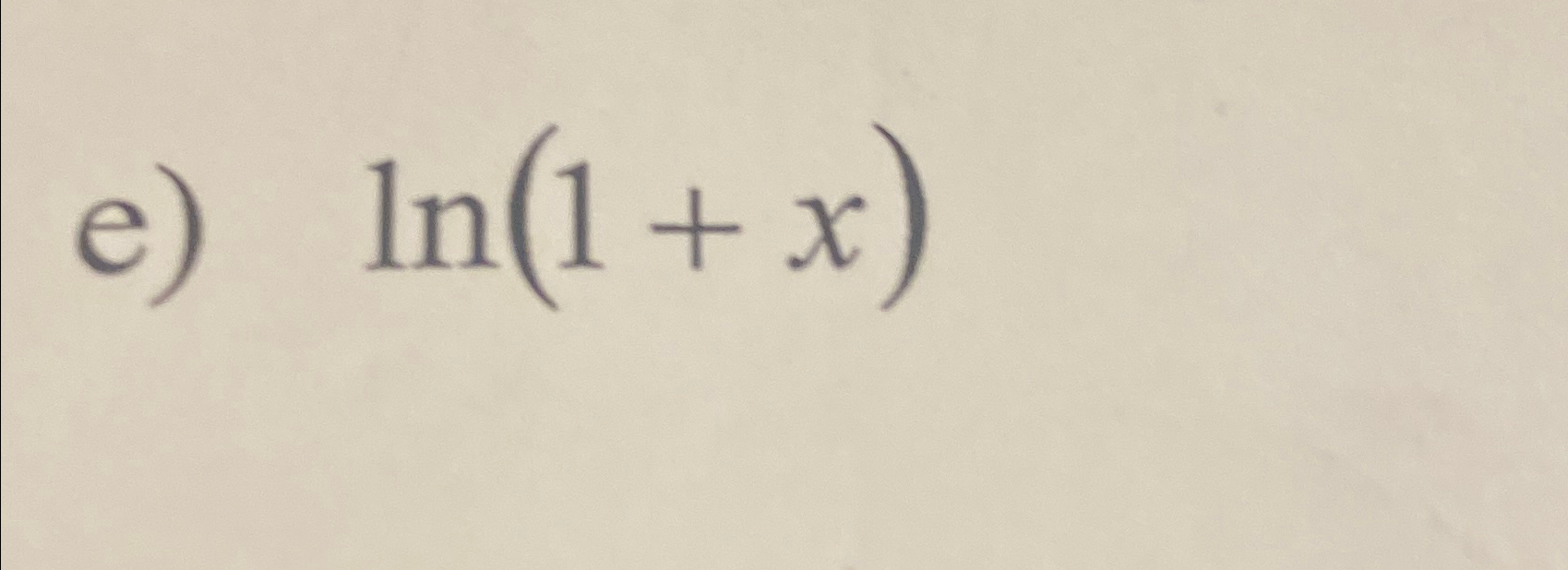 what is e to the power of ln3