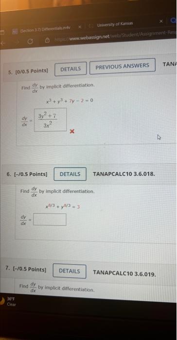 Solved Let Y F X Where F X X 7 Find The Differential Of