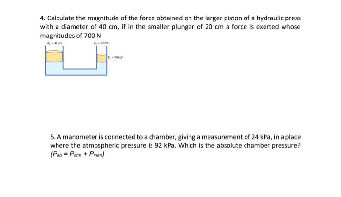 Solved 4. Calculate the magnitude of the force obtained on | Chegg.com