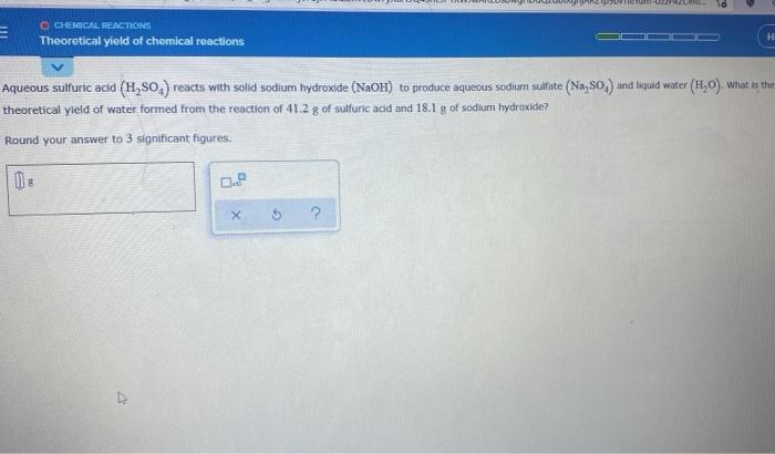 Solved 10 CHEMICAL REACTIONS Theoretical yield of chemical | Chegg.com