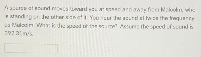 Solved A physics professor demonstrates the Doppler effect | Chegg.com