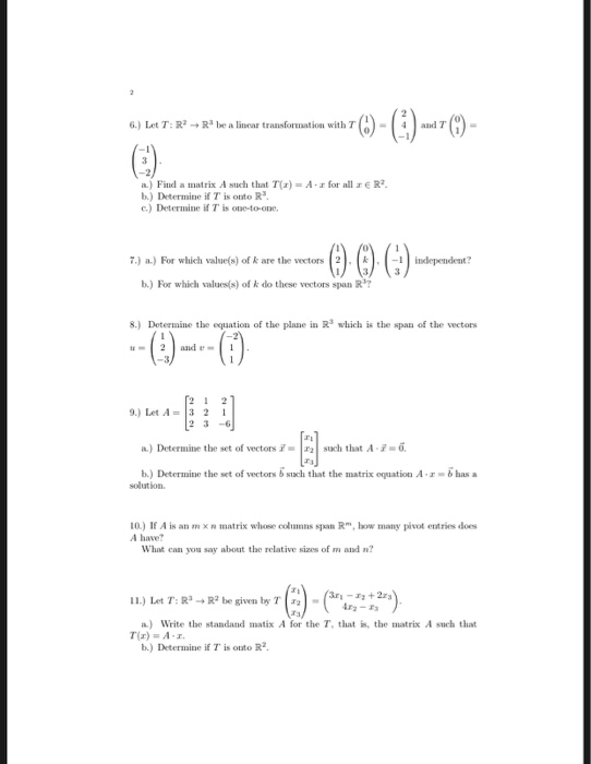 Solved 1. Compute the reduced row echelon form of the Chegg