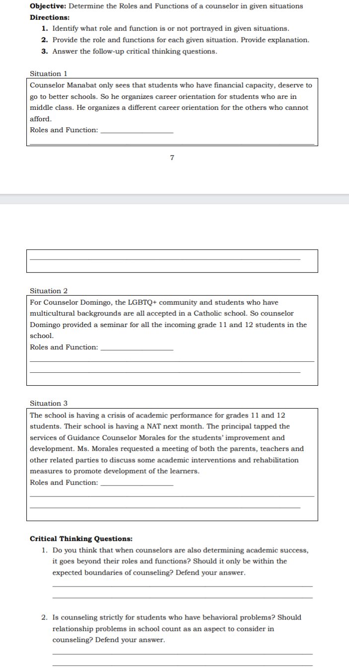 Solved Objective: Determine The Roles And Functions Of A | Chegg.com