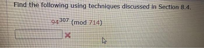 Solved Find the following using techniques discussed in | Chegg.com