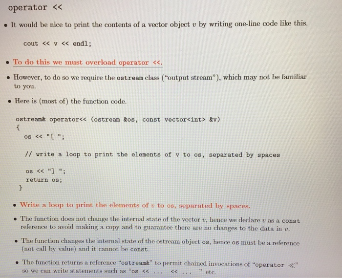 Solved Namespace std • You are not permitted to use the | Chegg.com