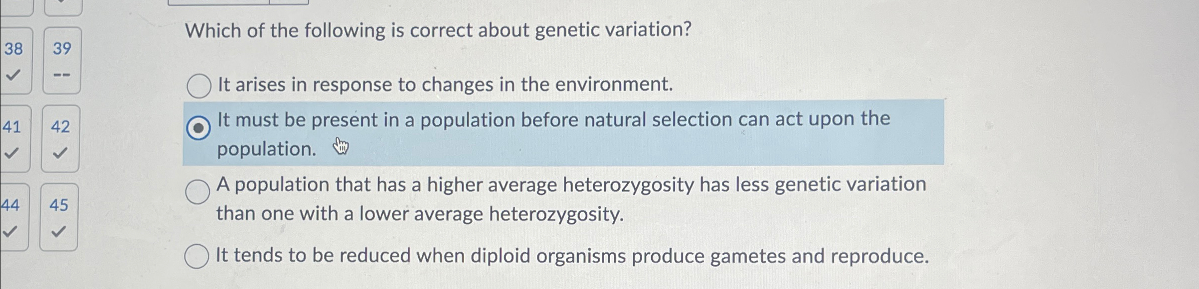 Solved Which of the following is correct about genetic | Chegg.com
