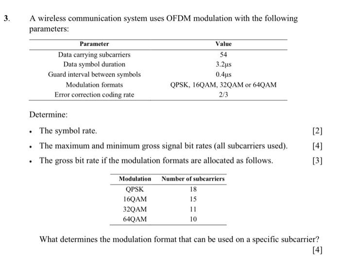 3. Data rate and coverage range of wireless communication systems