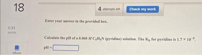 Solved 18 4 attempts left Check my work Enter your answer in | Chegg.com